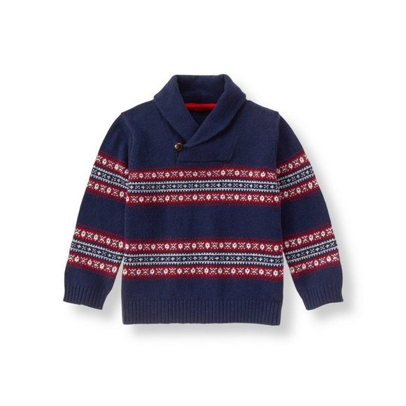 Janie and Jack - Boys Fair Isle Sweater - Picture 1 of 1